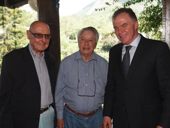 2012 - Otacilio Coser, Jônice Tristão e Renato Casagrande dedurante o 7º Encontro de Lideranças da Rede Gazeta por Cacá Lima/Arquivo  A Gazeta
