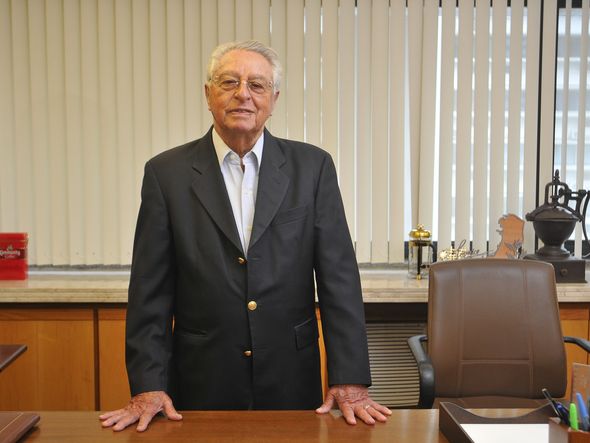 2015 - Jônice Tristão, comemorando 80 anos do Grupo Tristão por Marcelo Prest/Arquivo A Gazeta