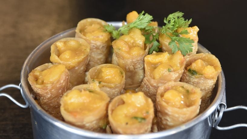 Canudinhos de bobó de camarão do bar Bar.Bosa Bar, Bairro República