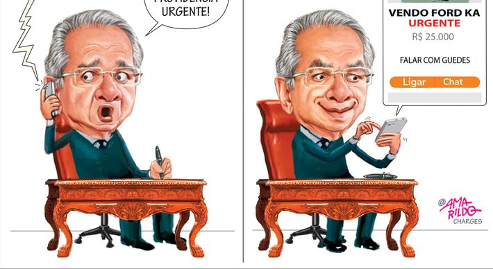 Confira a charge do Amarildo de 13/01/2021
