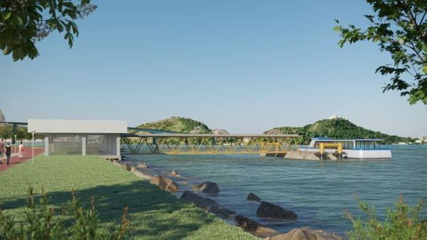 Veja como será o aquaviário na Baía de Vitória por Divulgação/ Governo do Estado