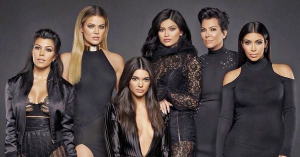 As Kardashians: Kourtney, Khloe, Kendall, Kylie, Kris Jenner e Kim Kardashian