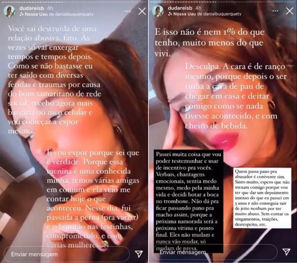 Stories de Duda Reis