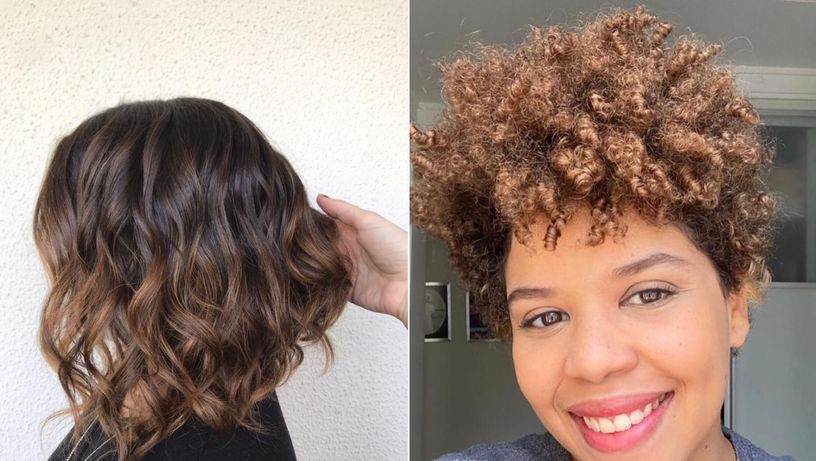 O iluminado leve dispensa o uso de descolorante