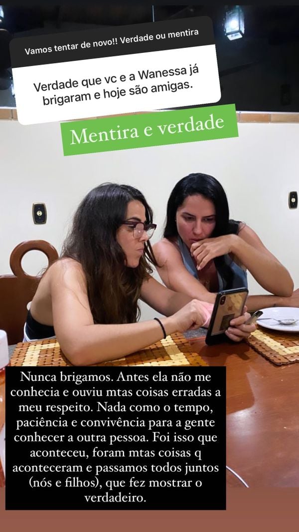 Graciele Lacerda usa Instagram para abrir o jogo sobre sua relação com a enteada Wanessa Camargo