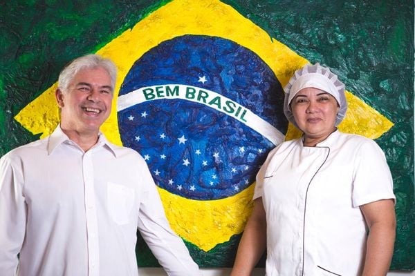 O empresário Welington Freitas Ribeiro e a esposa, Claudete Maria de Souza, dirigem restaurante brasileiro em Milão, na Itália