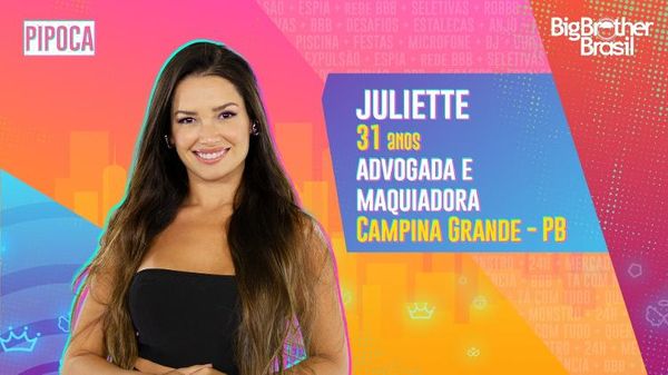 A advogada paraibana Juliette, de 31 anos, entrou no