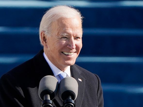 O presidente eleito dos Estados Unidos, Joe Biden, discursa durante a cerimônia   de sua posse realizada no Capitólio, em  Washington (DC), nesta quarta-feira (20). Biden se tornou o   46º presidente a assumir o comando do país por PATRICK SEMANSKY/ESTADÃO CONTEÚDO