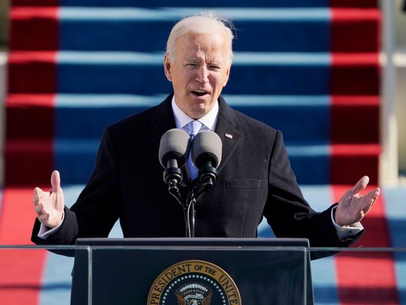 O presidente eleito dos Estados Unidos, Joe Biden, discursa durante a cerimônia de sua posse realizada no Capitólio, em Washington (DC), nesta quarta-feira, 20 de janeiro de 2021. Biden se tornou o     46º presidente a assumir o comando do país por PATRICK SEMANSKY/ESTADÃO CONTEÚDO