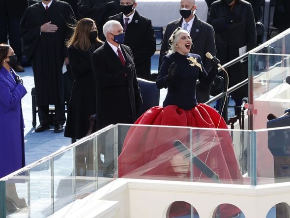 Lady Gaga cantou na posse do novo presidente dos Estados Unidos, Joe Biden por Reuters/Folhapress