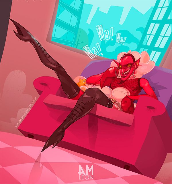 Arte digital por @am_leon por Divulgação @am_leon