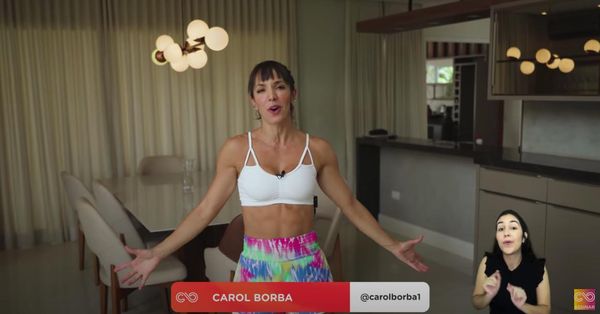 Influenciadora fitness brasileira Carol Borba inclui vídeos com tradução em Libras