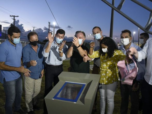 O Governador Renato Casagrande inaugura o terminal de Itaparica por Carlos Alberto Silva    