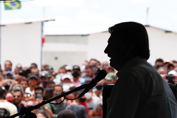 Bolsonaro discursa em entrega de Obras em em Coribe/BA