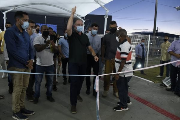 O Governador Renato Casagrande inaugura o terminal de Itaparica por Carlos Alberto Silva    