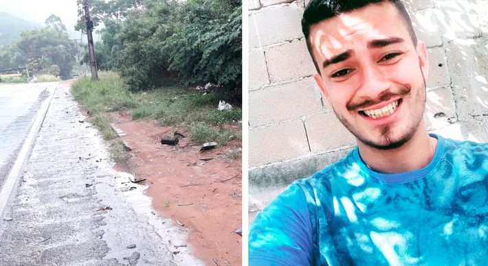 O acidente envolvendo três veículos aconteceu na sexta-feira (22) e a motorista de um dos carros saiu do local, sem ser localizada pela polícia. Diego Berude Alves, de 25 anos, morreu e a namorada, que estava com ele na moto, continua internada no hospital