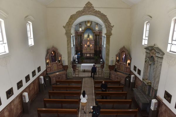 A  igreja está localizada no Sítio Histórico da Prainha, em Vila Velha por Ricardo Medeiros