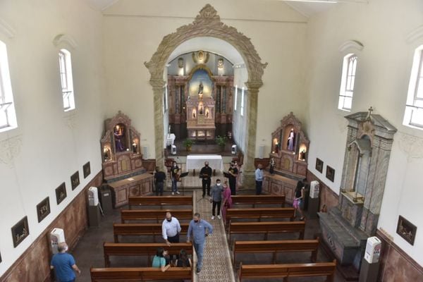 A Igreja Nossa Senhora do Rosário, na Prainha de Vila Velha, foi reaberta ao público 
