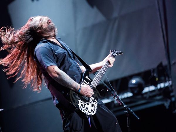 Andreas Kisser no show do De La Tierra no Palco Mundo por André Bittencourt/ Globo 