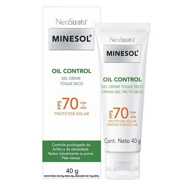 Acne: Minesol Neostrata Oil Control Gel Creme, R$75,99, no site da Bifarma por Divulgação