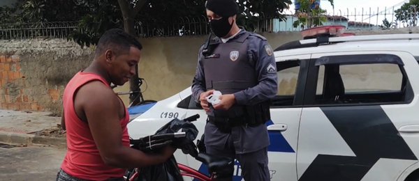 O entregador Gustavo Lucas foi furtado na Serra