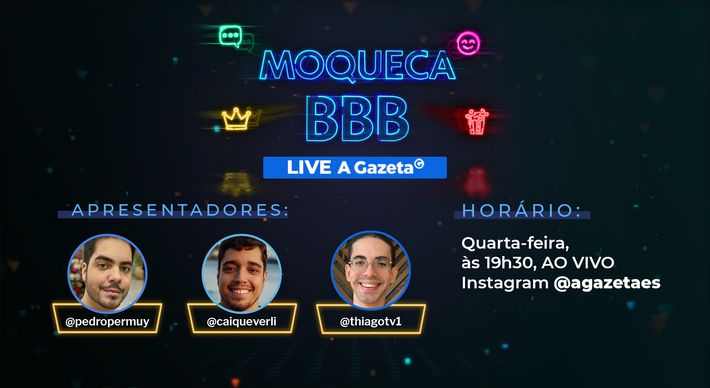 Os jornalistas Adalberto Cordeiro, Caíque Verli e Pedro Permuy – que é colunista de A Gazeta – vão analisar eliminação, polêmicas e os capixabas no reality da Globo nesta quarta-feira (3), às 19h30