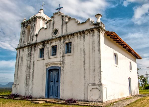 Capela de São João Batista no Sítio Histórico de Carapina, na Serra