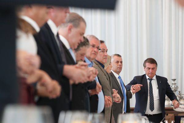 Evair de Melo com o presidente Jair Bolsonaro, em café da manhã no Palácio do Planalto