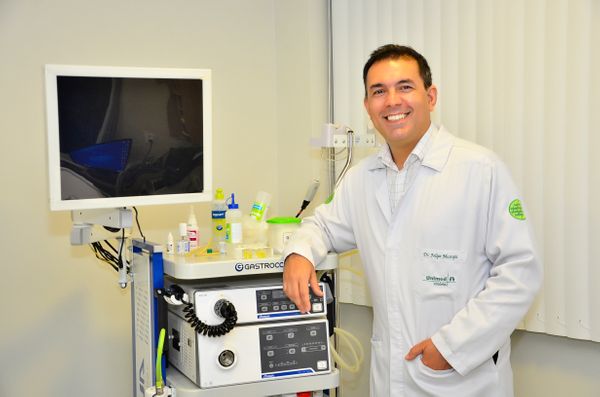 O cirurgião do aparelho digestivo, Dr. Felipe Mustafá