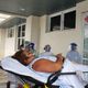 Primeiro paciente vindo de Rondônia que chegou neste domingo, às 14h, no Aeroporto de Vitória. O paciente foi transferido para o Hospital Estadual Dr. Jayme Santos Neves.  