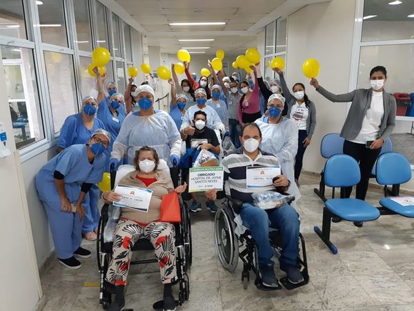 Três pacientes transferidos de Manaus receberam alta nesta segunda (8)