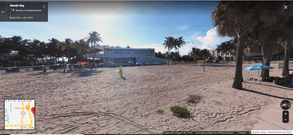 Fotos do local disponíveis no Google Street View