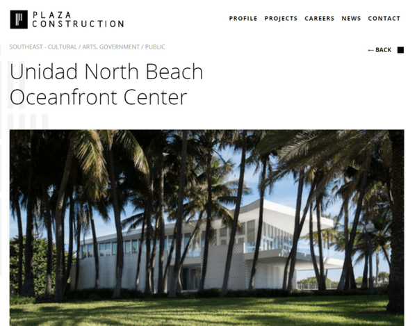 Imagem do site da construtora
