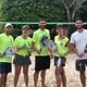 Nazareth Miranda, Gabi Miranda, Carol Cavalcante de Diana Murad: torneio de beach tênis, na Aldeia