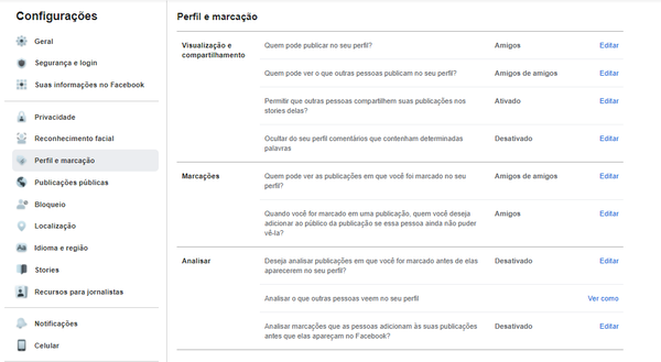 Proteja suas informações no Facebook