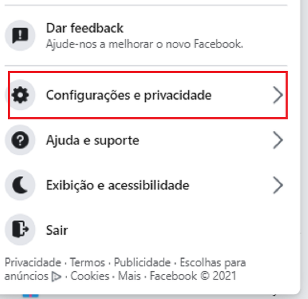 Proteja suas informações no Facebook