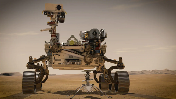 Robô Perseverance, enviado pela Nasa para explorar Marte