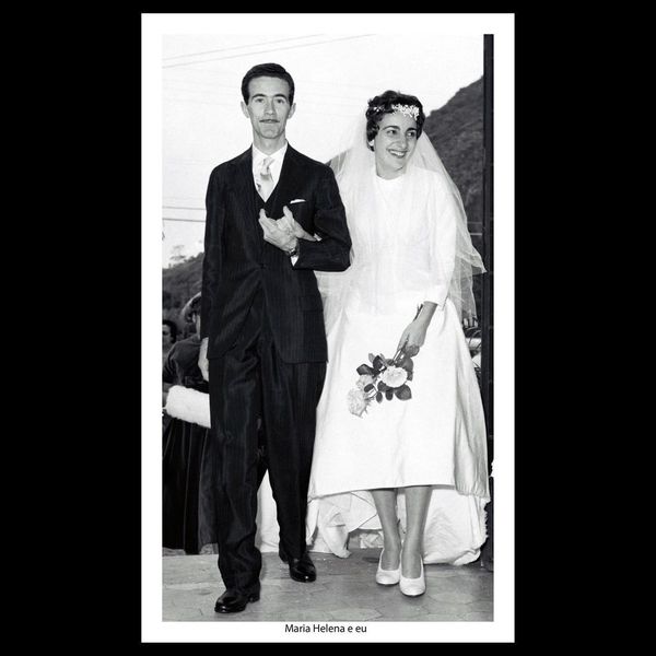 Casamento de Paulo Bonino e Maria Helena Pacheco, em 1958.