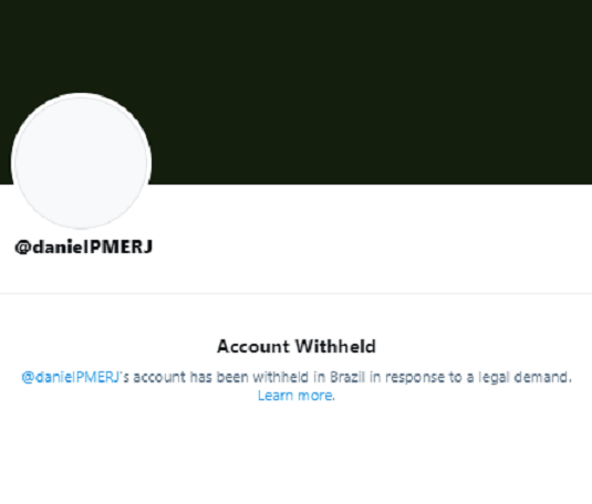 Twitter do deputado federal Daniel Silveira foi retirado do ar