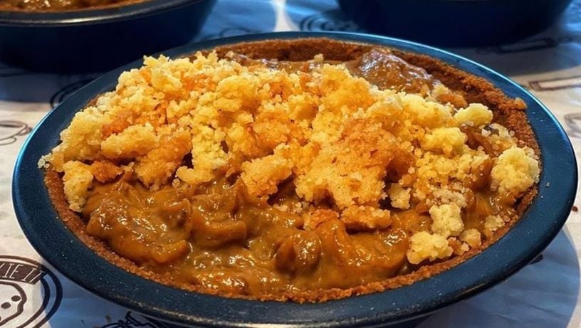 Tortinhas de banana com doce de leite da cafeteria Cookie It, em Vitória e Vila Velha