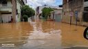 O Rio Itabapoana subiu quase 4 metros e pelo menos três bairros ficaram alagados(Defesa Civil Municipal)