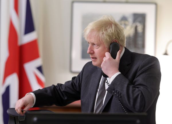 O primeiro-ministro do Reino Unido, Boris Johnson