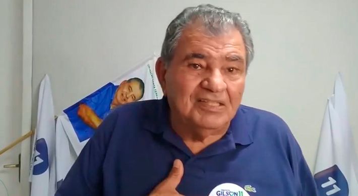 O ex-prefeito Gilson Amaro está internado desde a última quinta-feira (18) e chegou a ter 90% dos pulmões comprometidos, mas, nesta quarta (24), nível regrediu