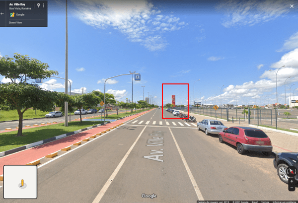 Busca pelo endereço no Google Maps.