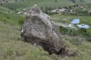Pedras se soltam de rocha e rolam em Água Doce do Norte(Rodolpho Rocha)