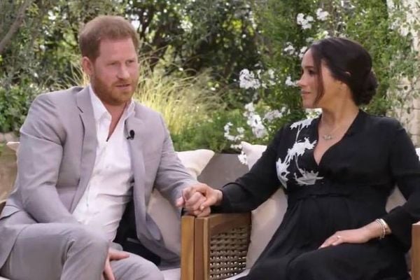 Harry e Meghan Markle são entrevistados por Oprah