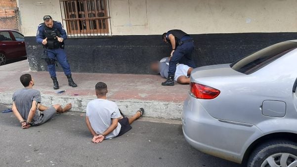 Guarda Municipal de Vitória deteve os três suspeitos na região da Grande São Pedro