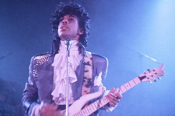 O cantor Prince em 'Purple Rain'