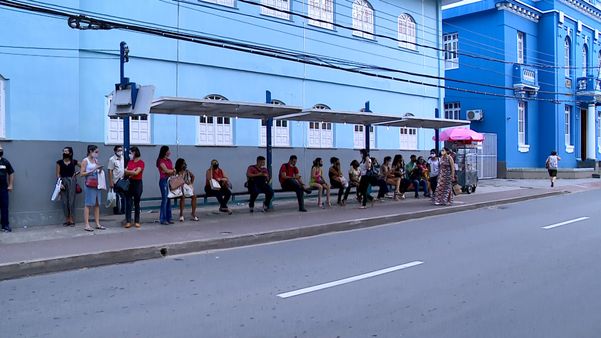 Usuários do transporte coletivo em Colatina 