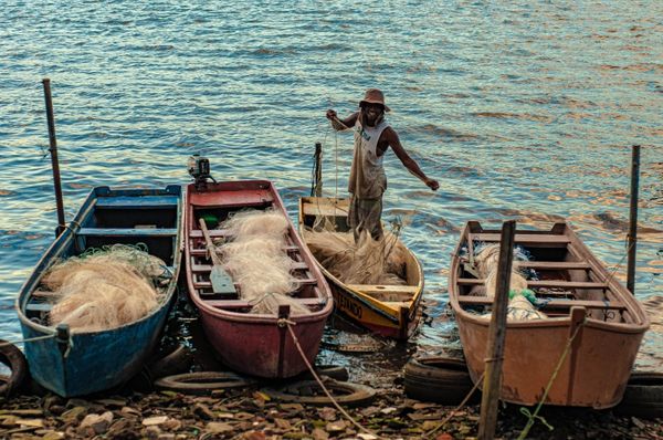 Imagem que compõe a mostra "Água para tudo que é lado", no Museu do Pescador, em Vitória por Claudinei da Silva Santos